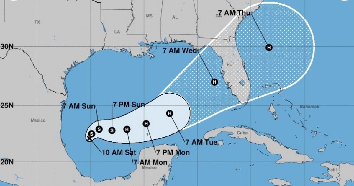 Tropical Depression Forms, Could Hit Florida as Hurricane Next Week