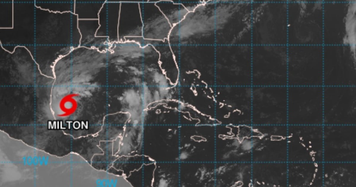 Tropical storm Milton forms in the Gulf of Mexico heading towards Florida.