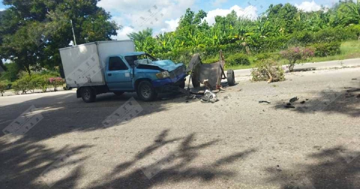 Accidente en Santiago de Cuba © Facebook/Yosmany Mayeta Labrada