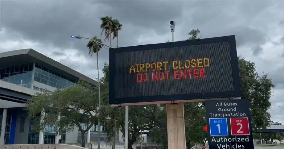 Flights to and from Florida Disrupted by Hurricane Milton: Airports Facing Major Impact