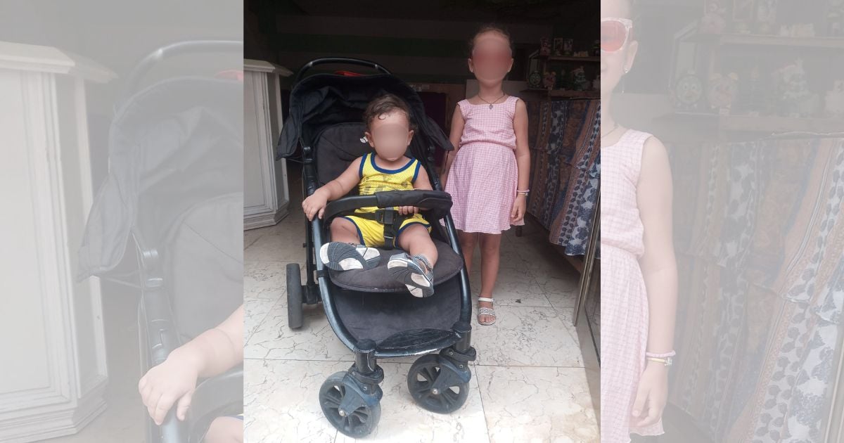 Mother Urgently Seeks Help to Recover Stolen Children's Carriage in Santiago de Cuba