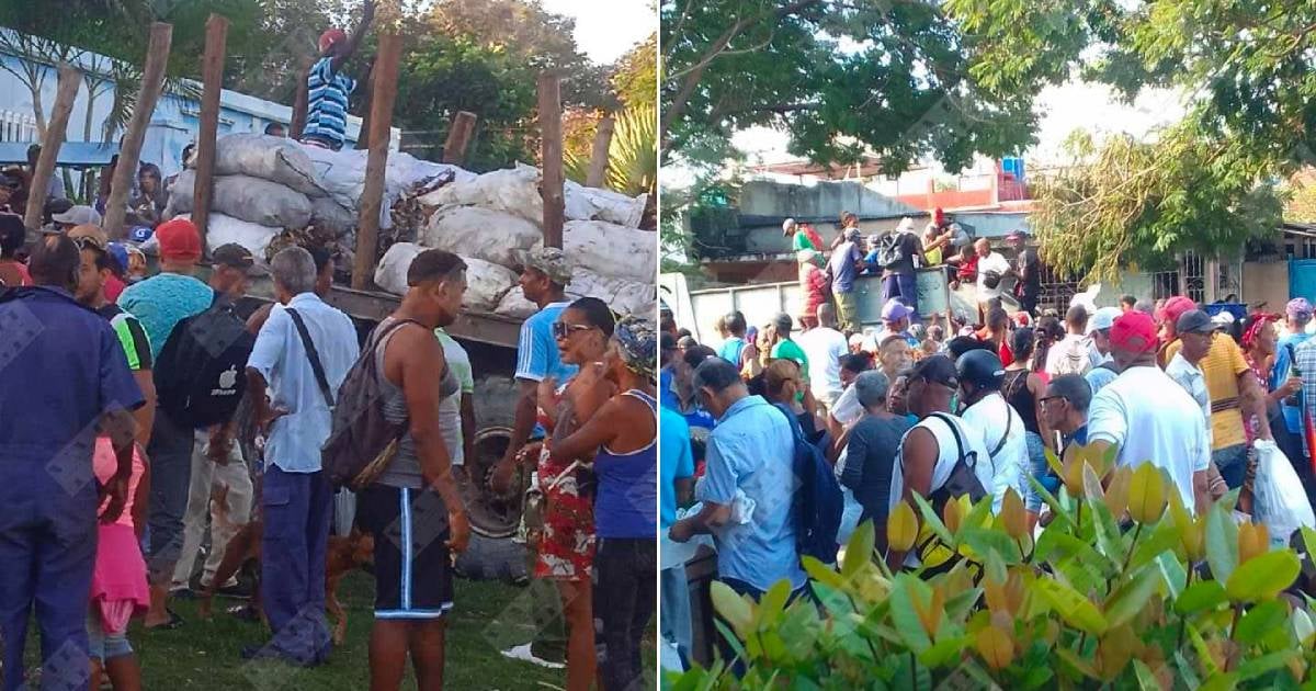 Venta de carbón en Santiago de Cuba © Facebook / Yosmany Mayeta 