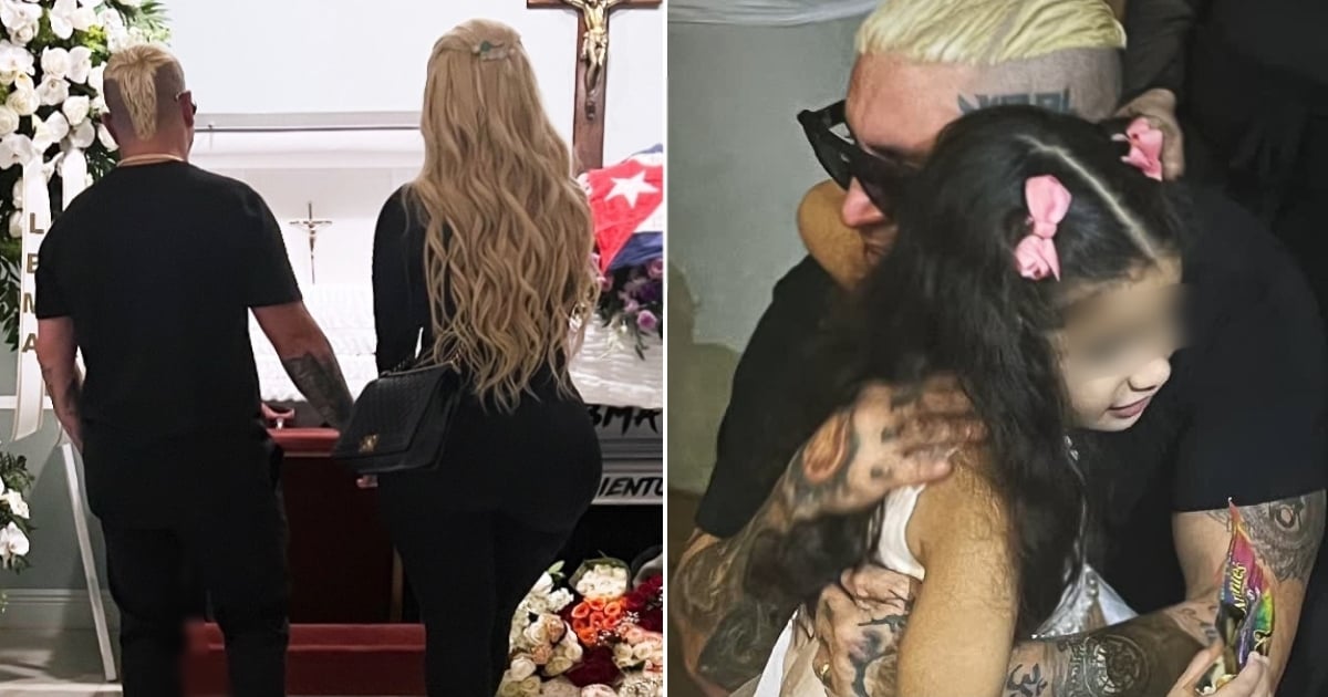 Osmani Garcia and the daughter of the Tiger star in a touching moment at the funeral: “I could not contain myself”