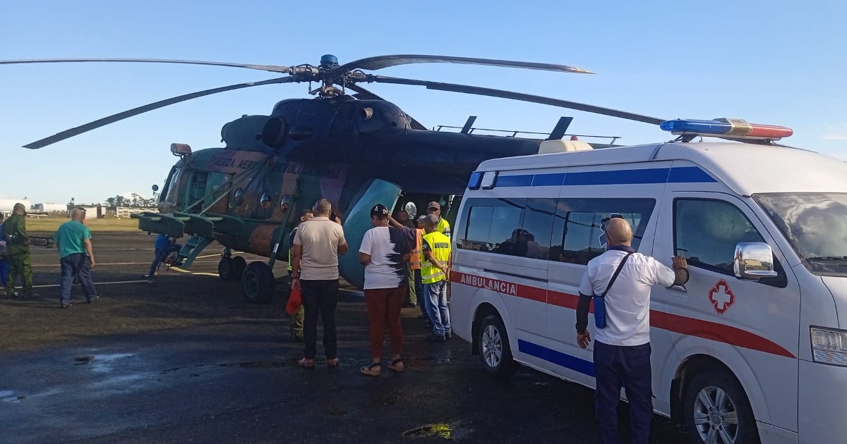 Air Rescue in Baracoa: Critically Ill Child Airlifted After Hurricane Oscar