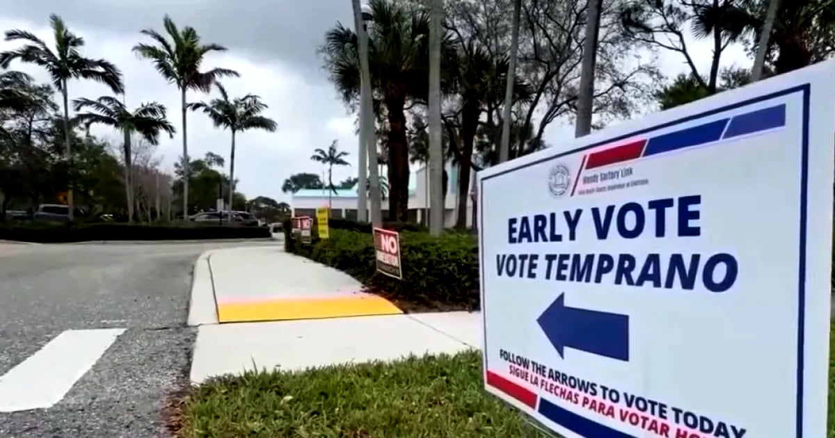 Centro de votación (imagen de referencia) © Captura de video de YouTube / WPBF 25 News