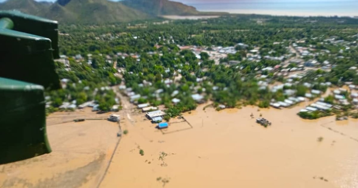 Inundaciones en Guantánamo ocasionadas por el huracán Oscar © Facebook / Ejército Oriental