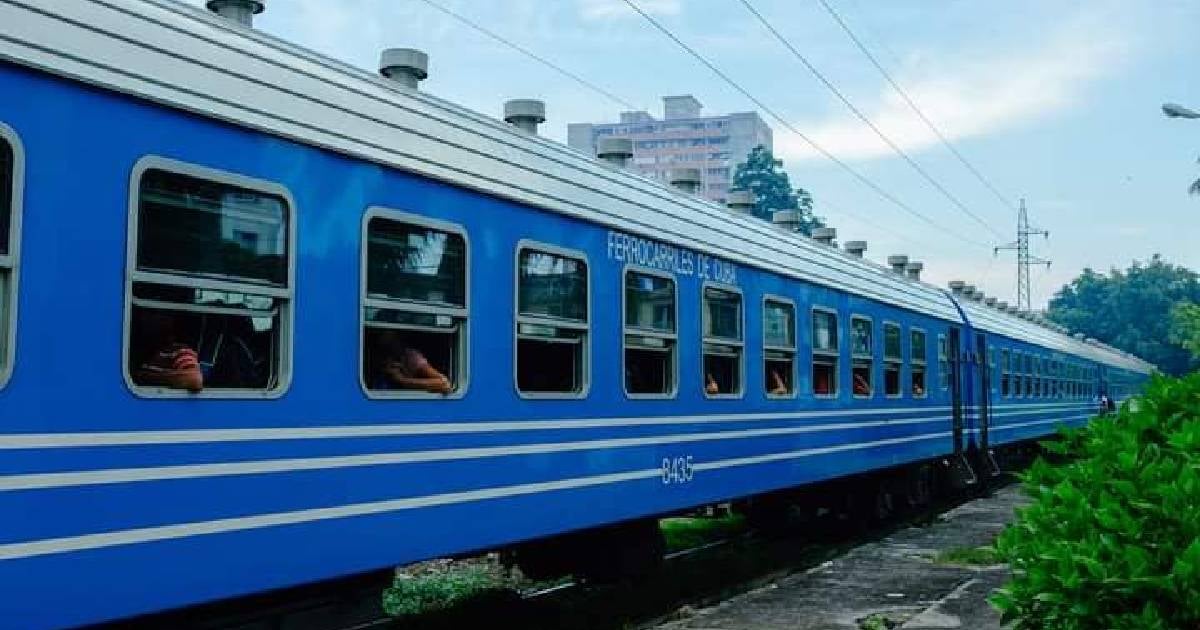 Tren en Cuba © Facebook / MITRANS