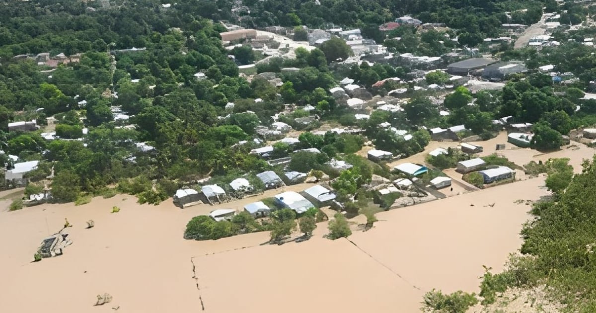 Inundaciones en Guantánamo tras el paso de Oscar © Facebook/Miguel Noticias