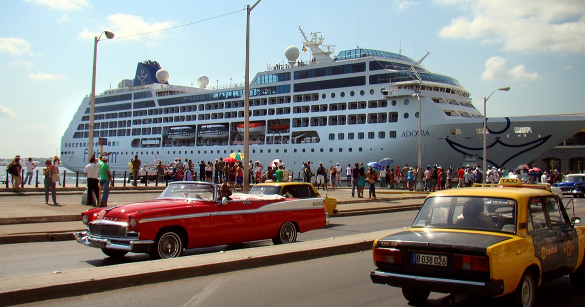 Crucero Adonia por primera vez en La Habana © CiberCuba