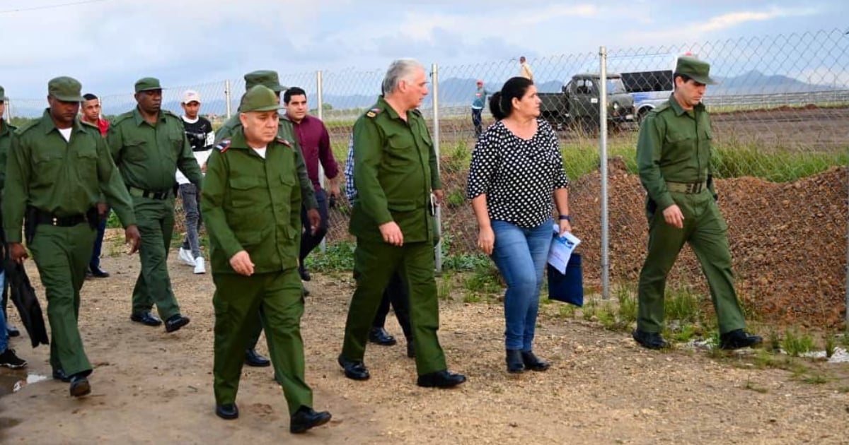 Miguel Díaz-Canel y otros dirigentes políticos cubanos © Presidencia Cuba en X