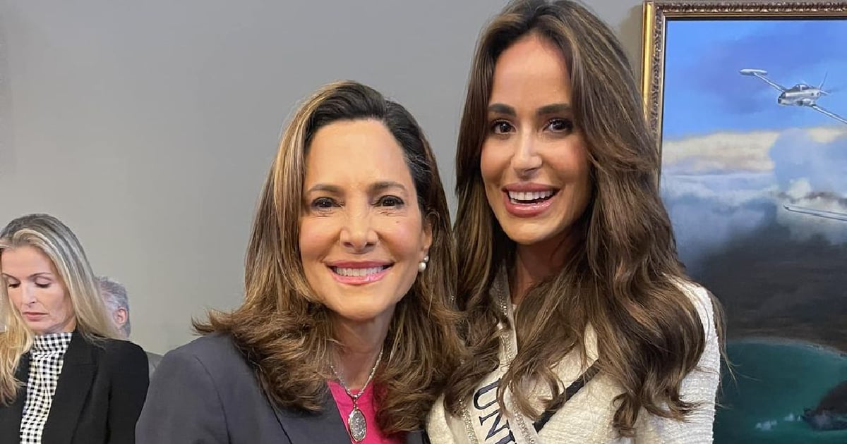 María Elvira Salazar Meets Miss Universe Cuba: "Exile Has Its Queen"