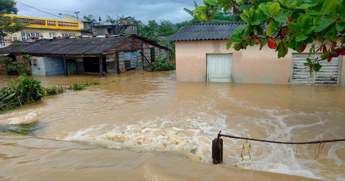 Inundaciones en Baracoa © Primada Visión / Facebook