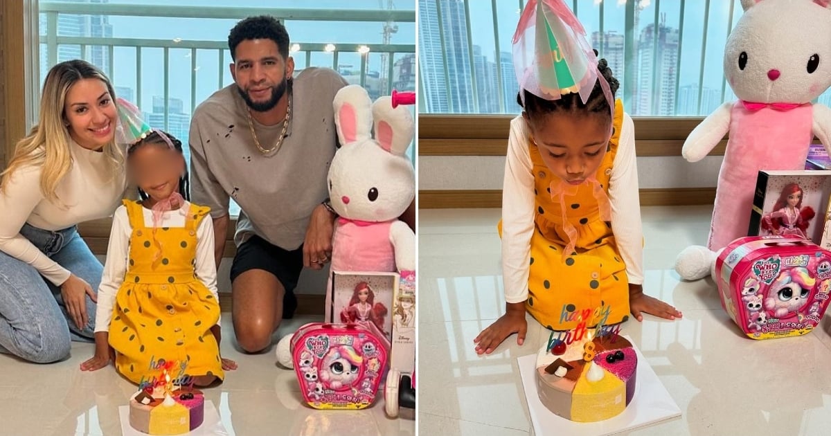 Family Celebration: Daniela, Daughter of Iraisel and Late Singer El Dany, Turns Eight in South Korea