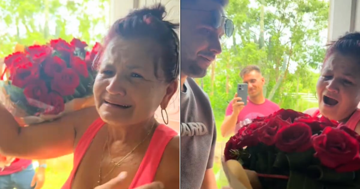 Young Cuban Man Surprises Mother on Her Birthday by Arriving Unannounced on the Island