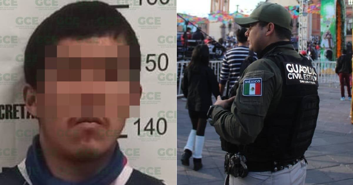 Cubano detenido en San Luis Potosí © Collage/Redes Sociales