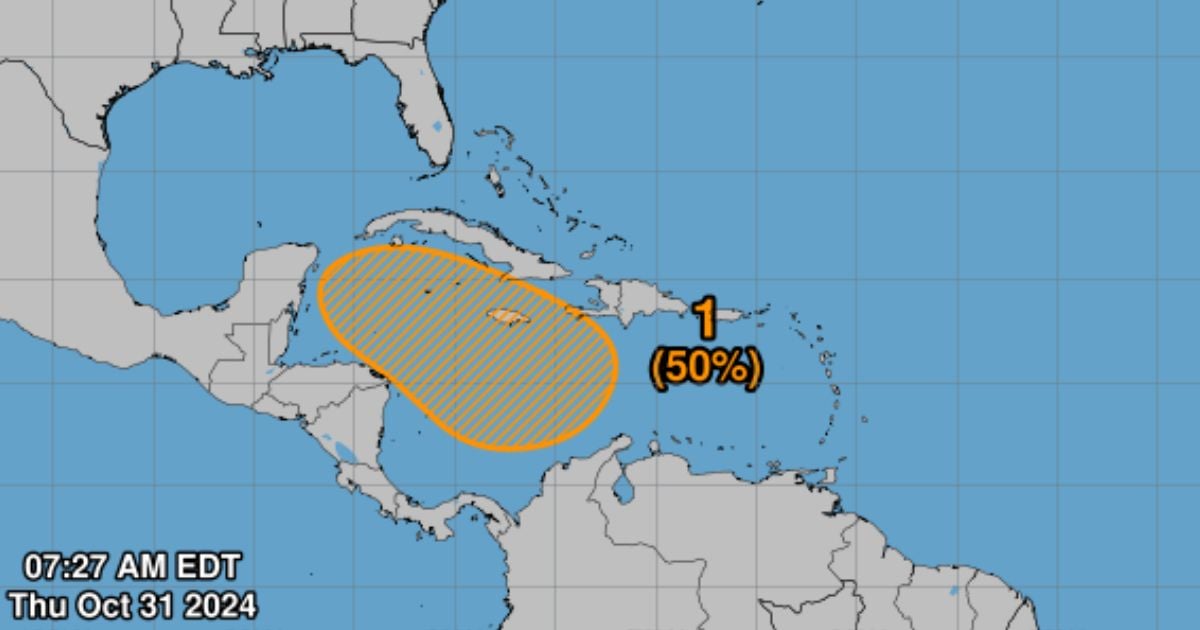 Growing Risk of Tropical Depression Forming South of Cuba