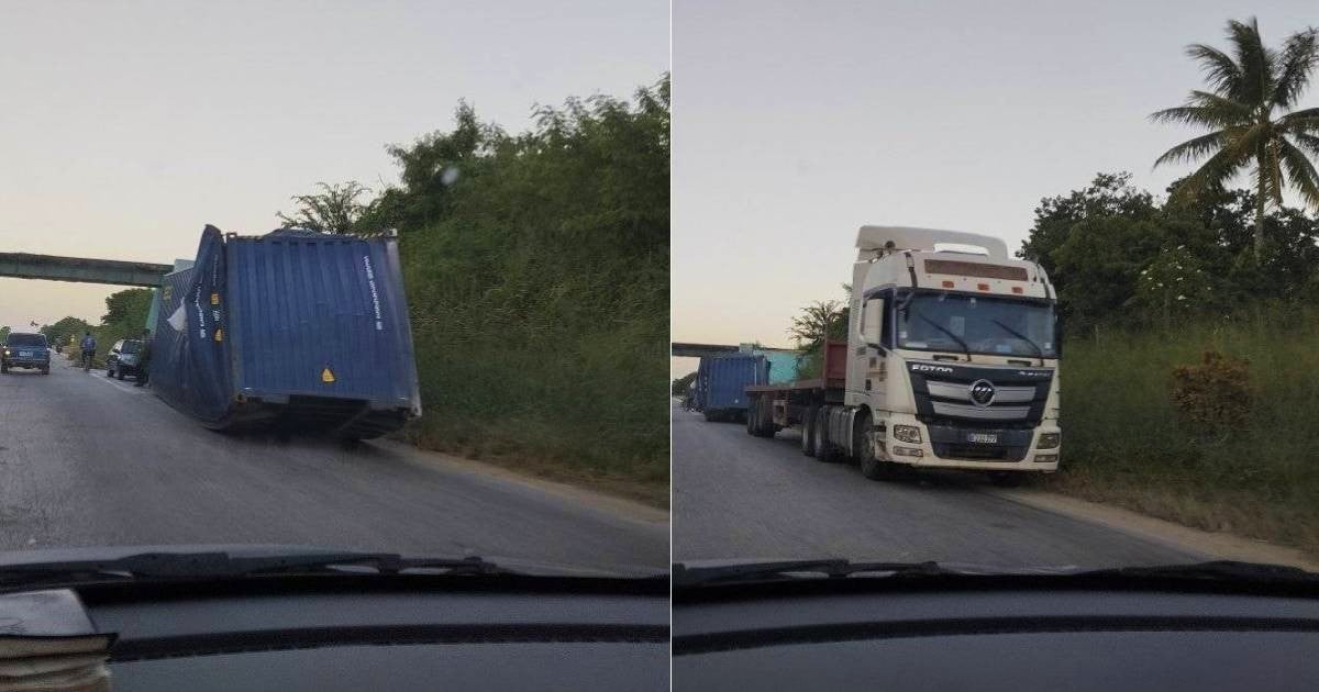 Accidente rastra en Cuba © Facebook/Hander Rodríguez del Río