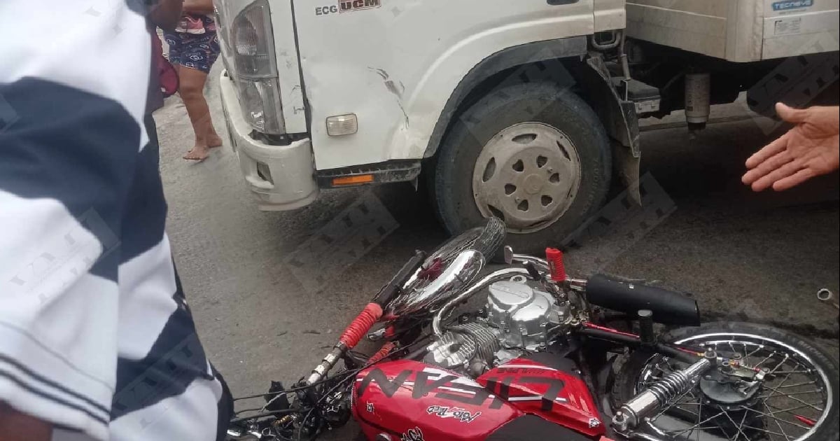 Accidente en Santiago de Cuba © Facebook/Yosmany Mayeta