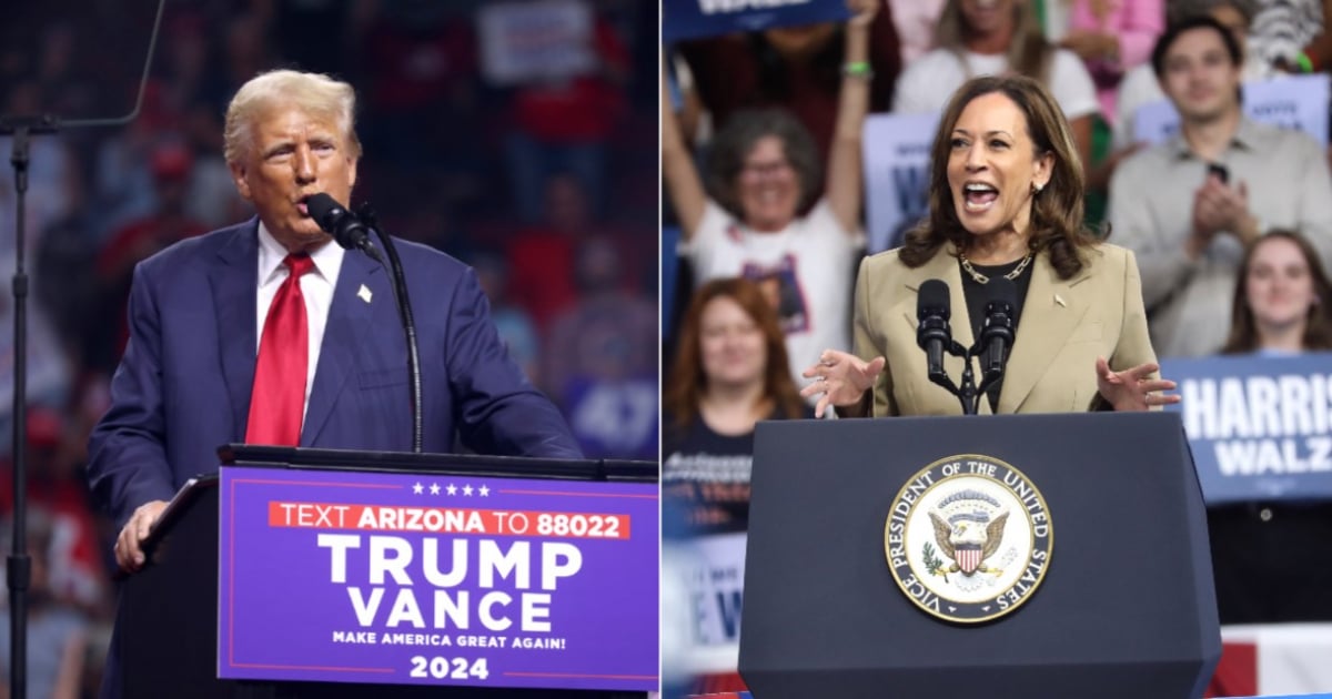 Donald Trump y Kamala Harris © Flickr / Gage Skidmore