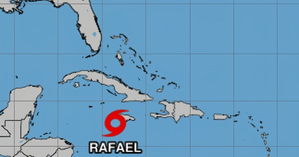 Tormenta Tropical Rafael © NHC