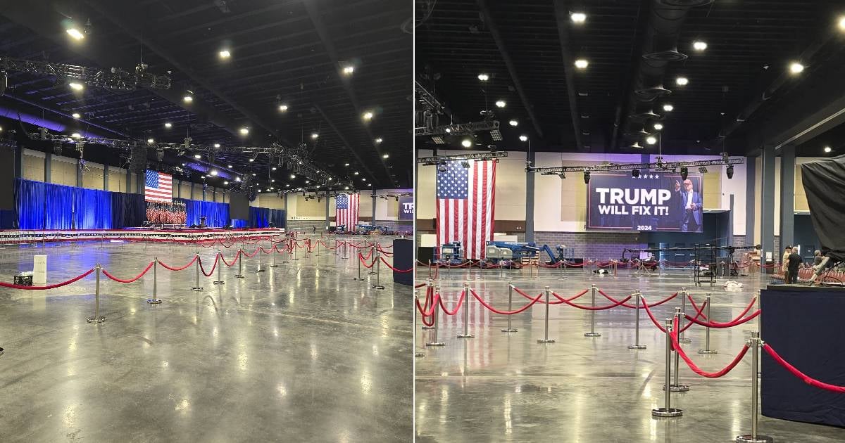 Trump Supporters Gather in West Palm Beach to Await Election Results