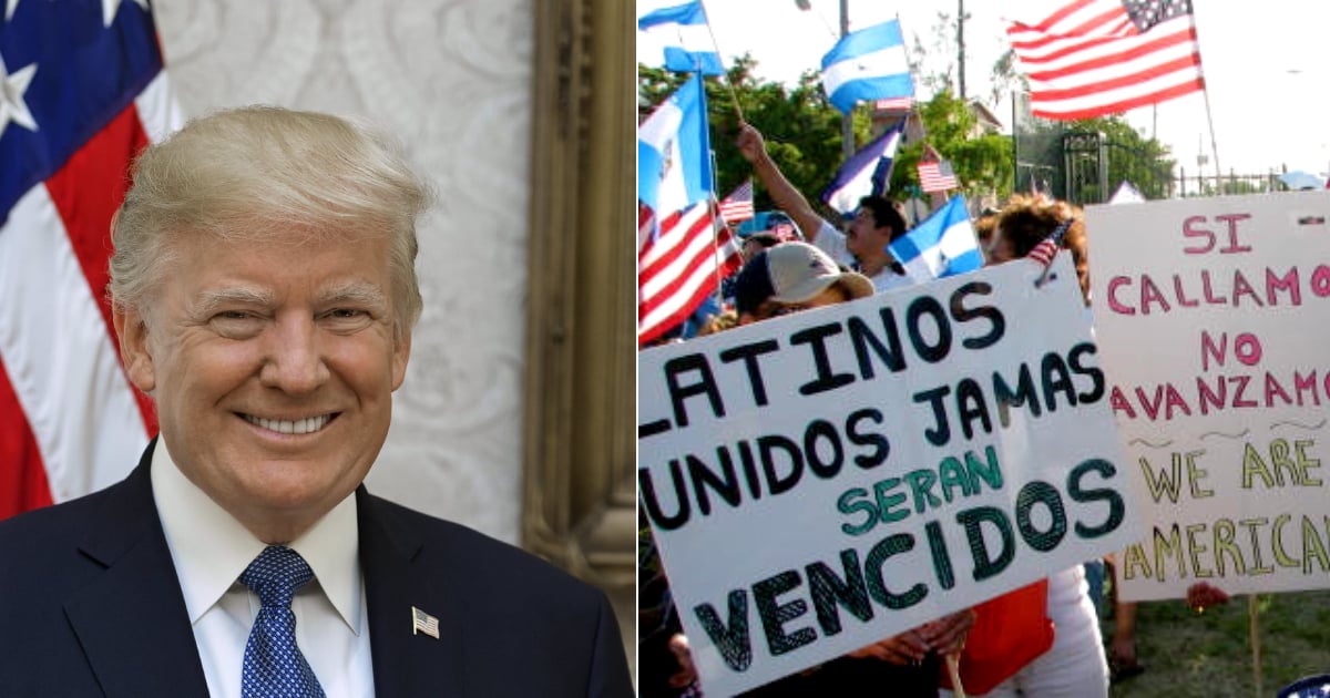 Donald Trump obtuvo el respaldo de la comunidad hispana © Redes sociales