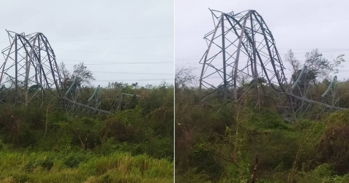 Hurricane Rafael destroyed high-voltage towers on the Havana-Artemisa ...