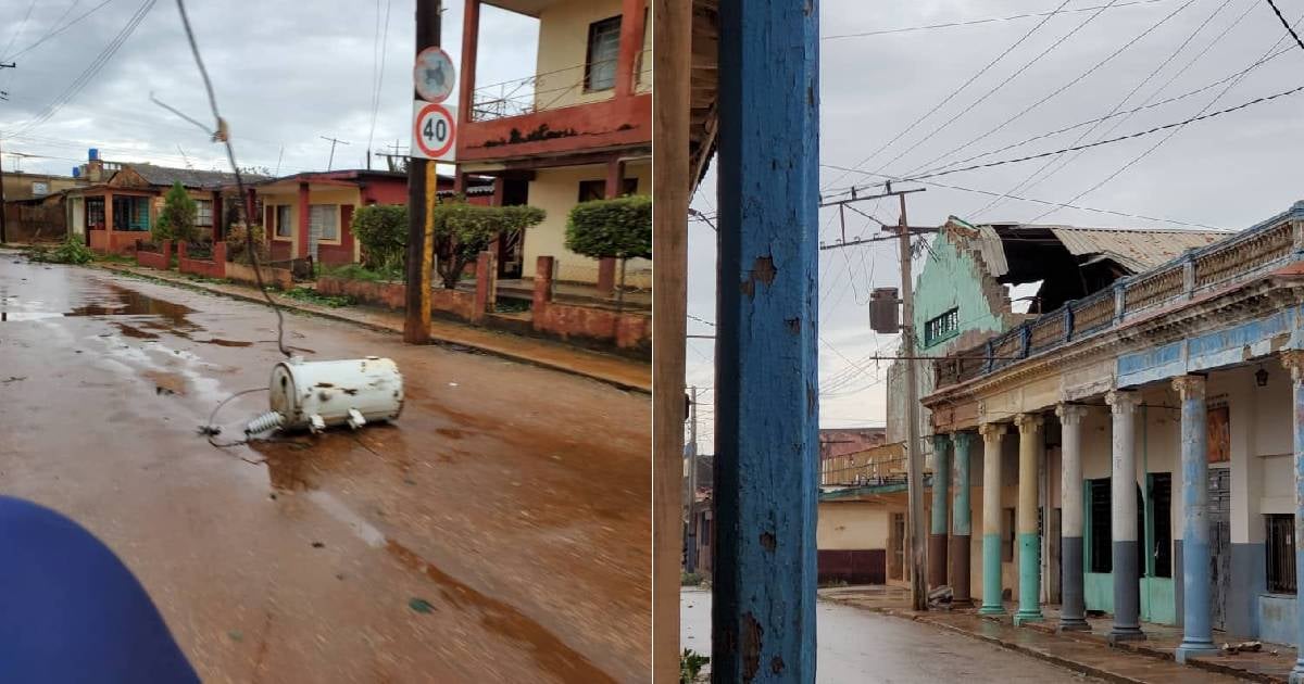 Daños en Güira de Melena © Facebook/Yaneidis Córdova Escobar