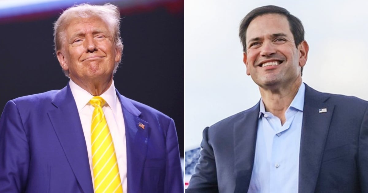 Donald Trump (i) y Marco Rubio (d) © Collage Flickr/Gage Skidmore - Facebook/Marco Rubio