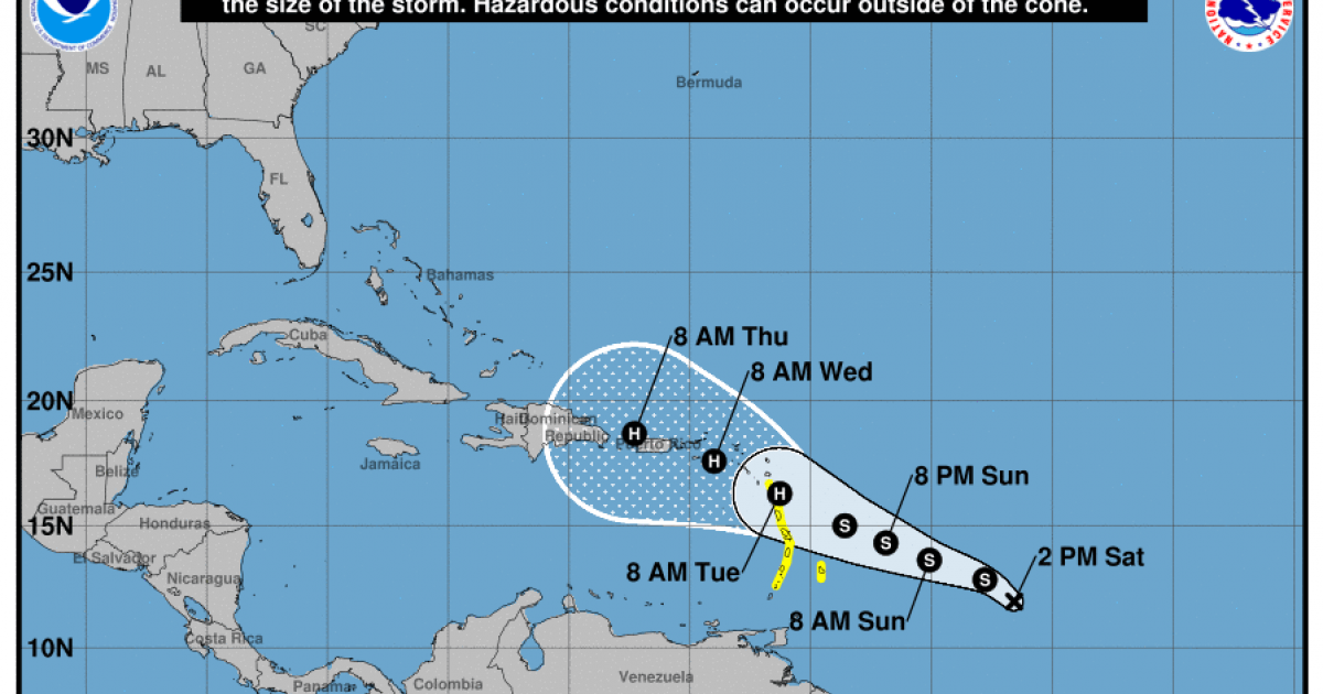 Nueva depresión tropical © NOAA