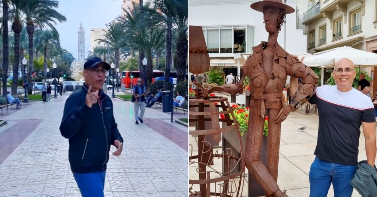 Cuban TV Host Marino Luzardo Takes a Vacation in Spain