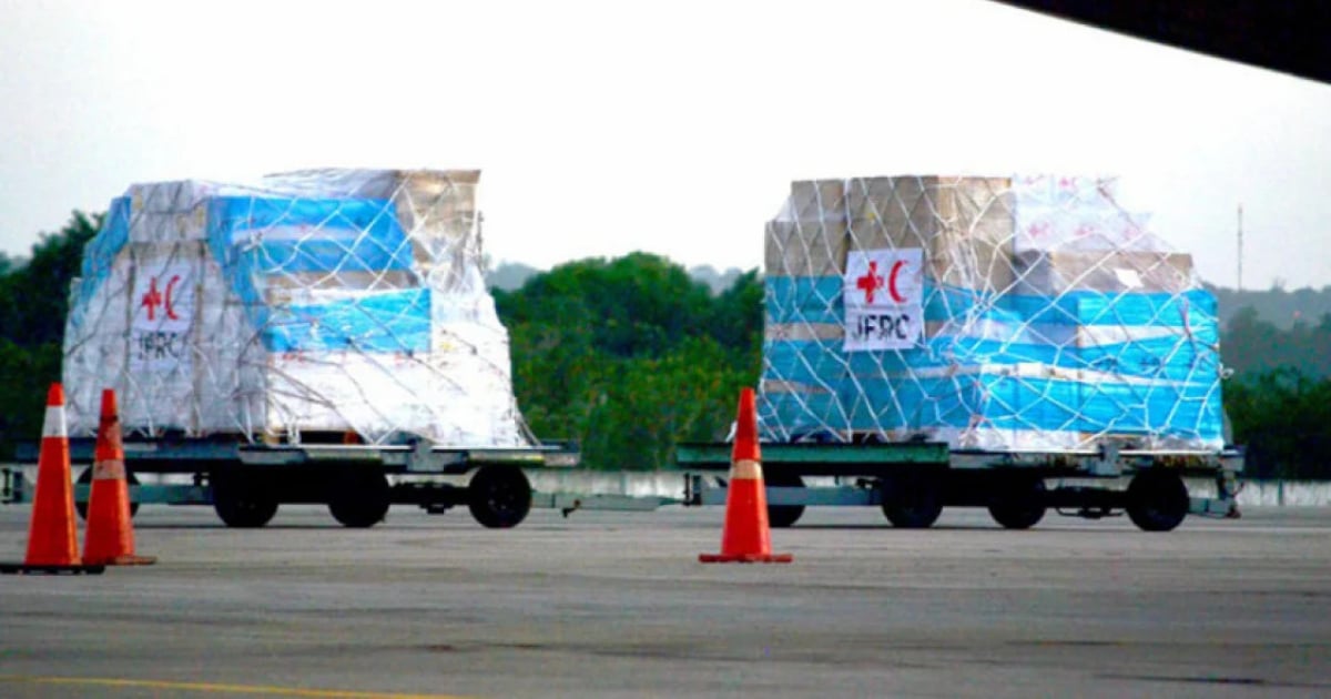 24 Tons of Humanitarian Aid Arrive in Cuba from Red Cross for Hurricane Oscar Victims