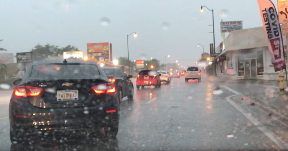 Lluvia en Miami (Imagen de referencia) © CiberCuba