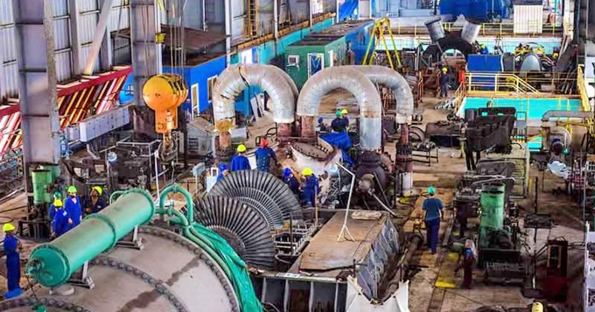 Interior de una termoeléctrica (Imagen de referencia) © X/Roberto Morales Ojeda