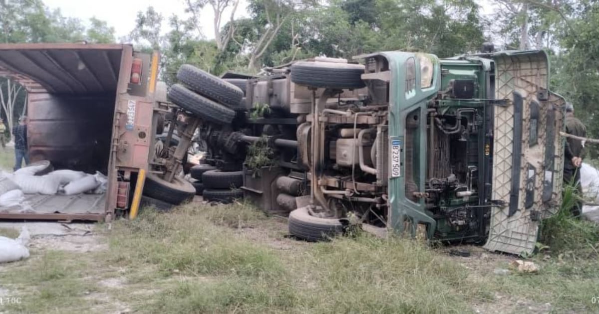 Accidente en Holguín © Facebook/Miguel David Buzón Hernández