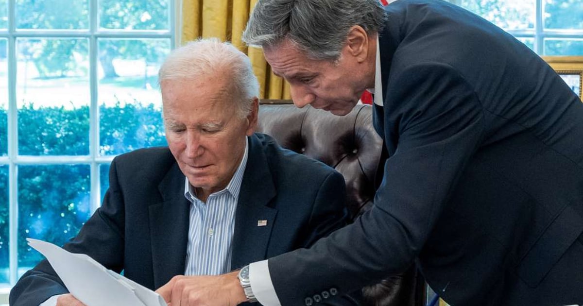 Joe Biden y Antony Blinken © boudewijnhuijgens