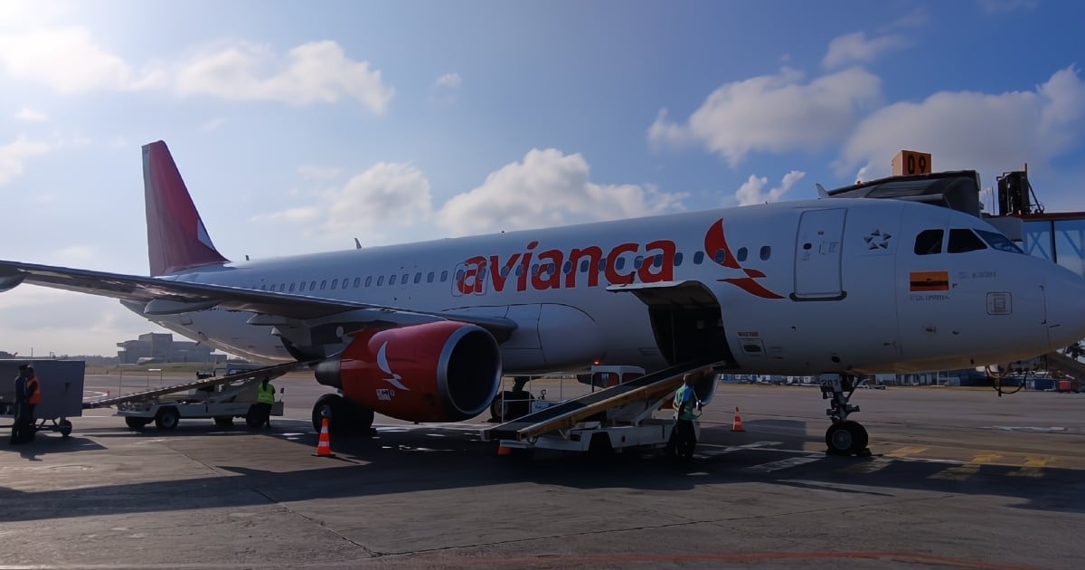 Avianca en Cuba © Facebook/Aeropuerto Internacional José Martí