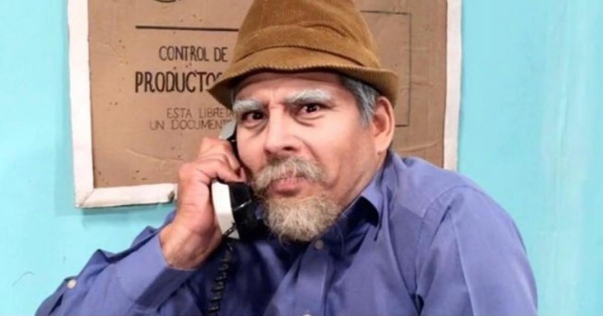 Actor cubano Luis Silva caracterizado como Pánfilo (Imagen de referencia) © Instagram/Vivir del Cuento