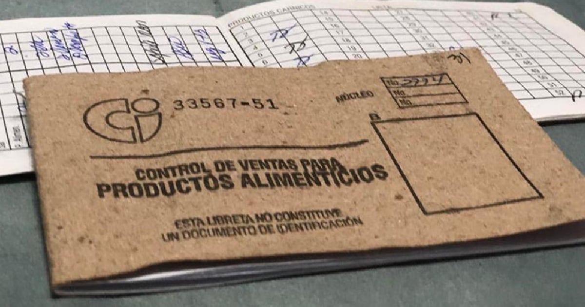 Libreta de abastecimiento (Imagen de referencia) © La Demajagua