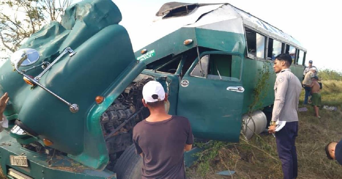 Imagen del accidente en Santa Cruz del Sur © Facebook/La Tijera