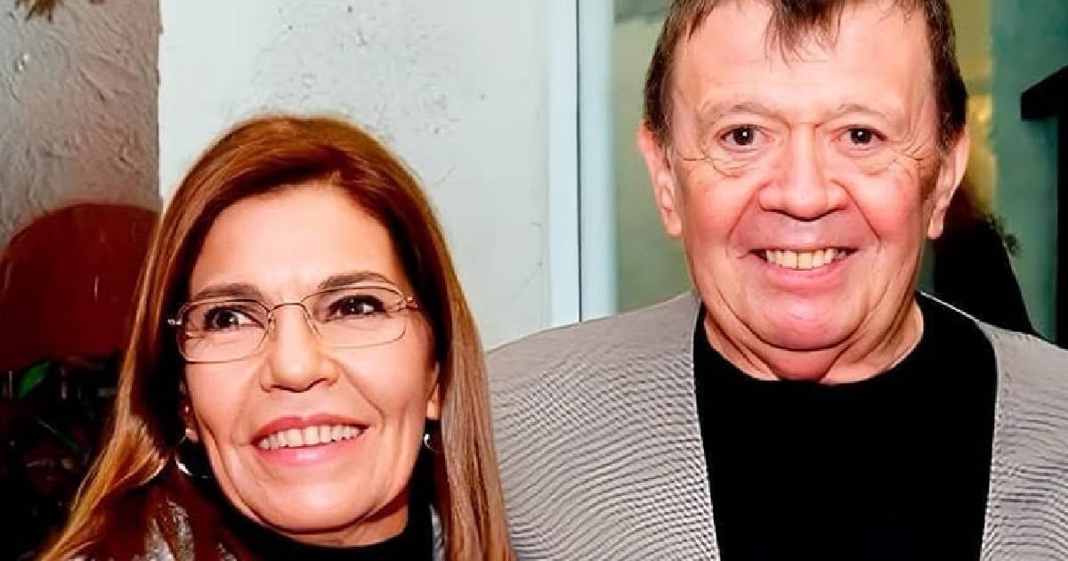 Teresita Miranda con su esposo Xavier López, "Chabelo" © Facebook/Comunidad De Telenovelas