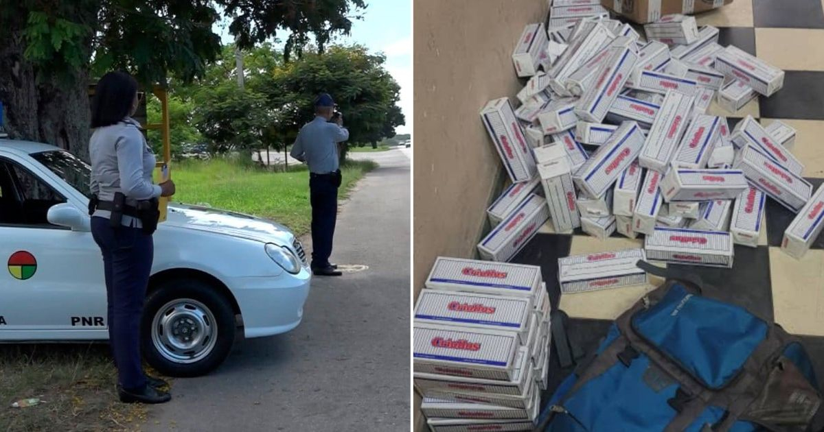 Motorcyclist in Santiago de Cuba Caught with 85 Packs of Cigarettes for Illegal Sale