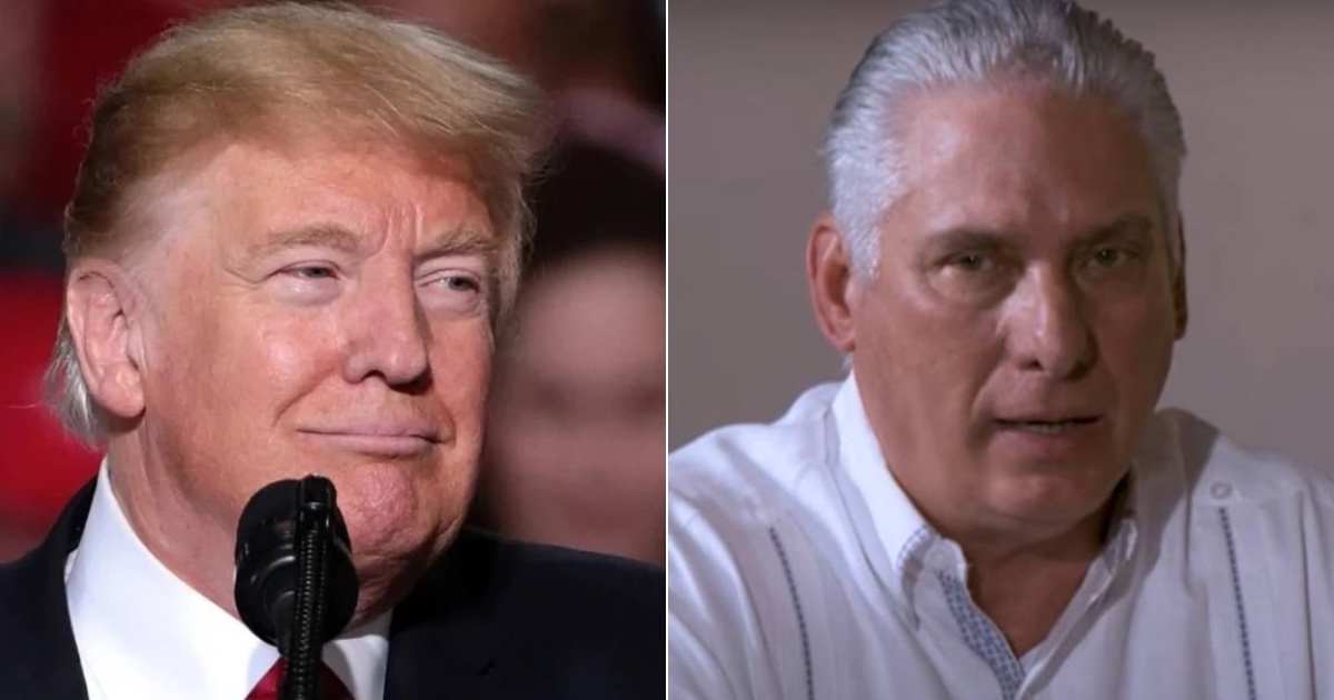 Donald Trump y Miguel Díaz-Canel © CiberCuba