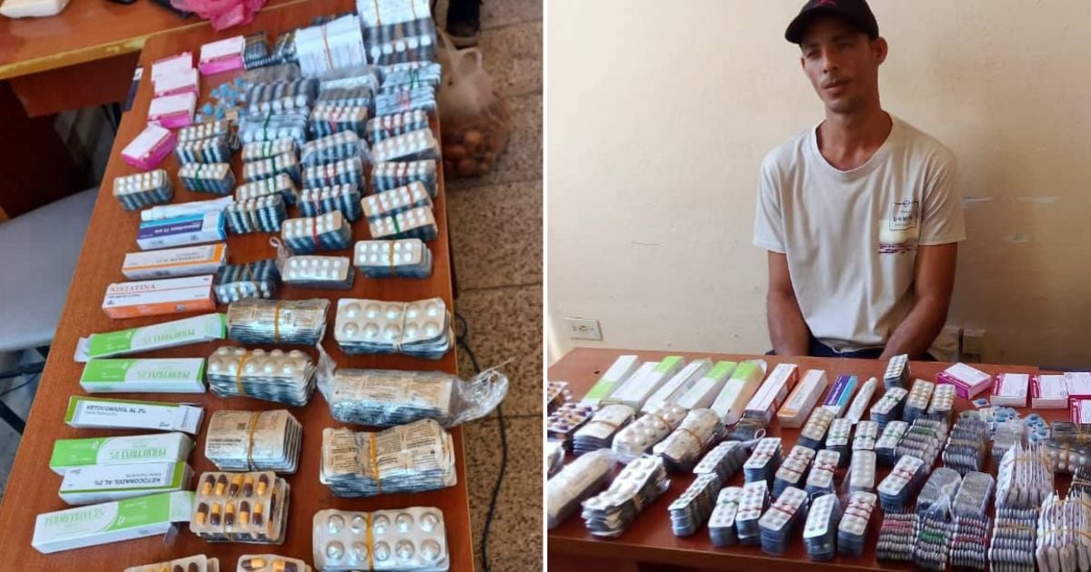 Young Man Arrested in Old Havana with Large Cache of Illegal Medications