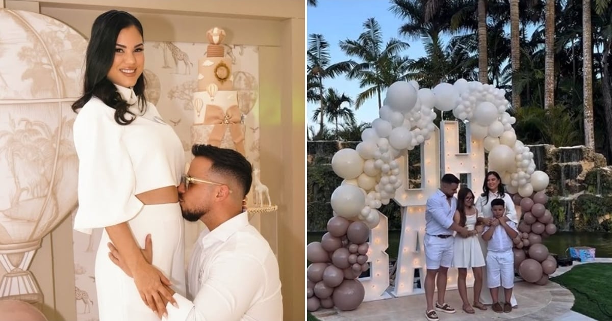 ¡Qué emoción! Así fue el espectacular gender reveal de La Mija y Jorge Luis Ruiz en Miami