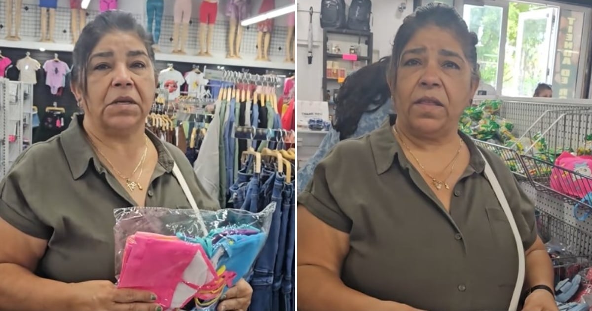 "Lo que yo tenga aquí, lo tiene ella allá": Abuela cubana en Miami se va de compras para enviarle a su nieta en Cuba
