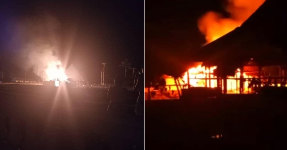 Se desata incendio en centro recreativo de Ciego de Ávila en medio de un apagón