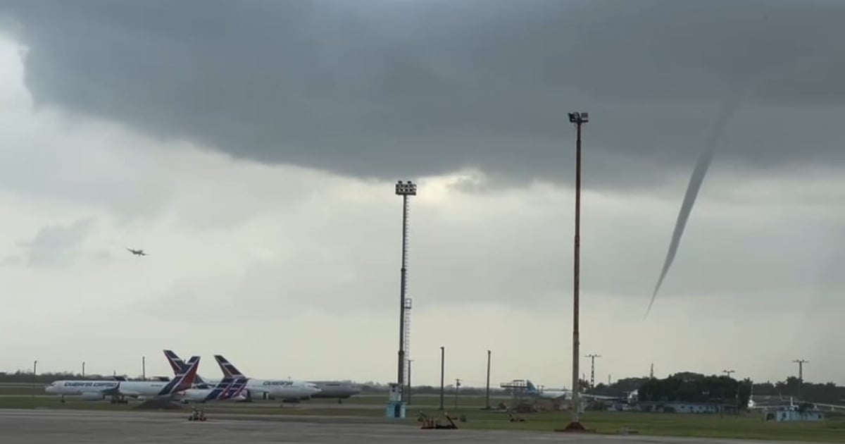 Tornado Spotted Near Havana's José Martí International Airport
