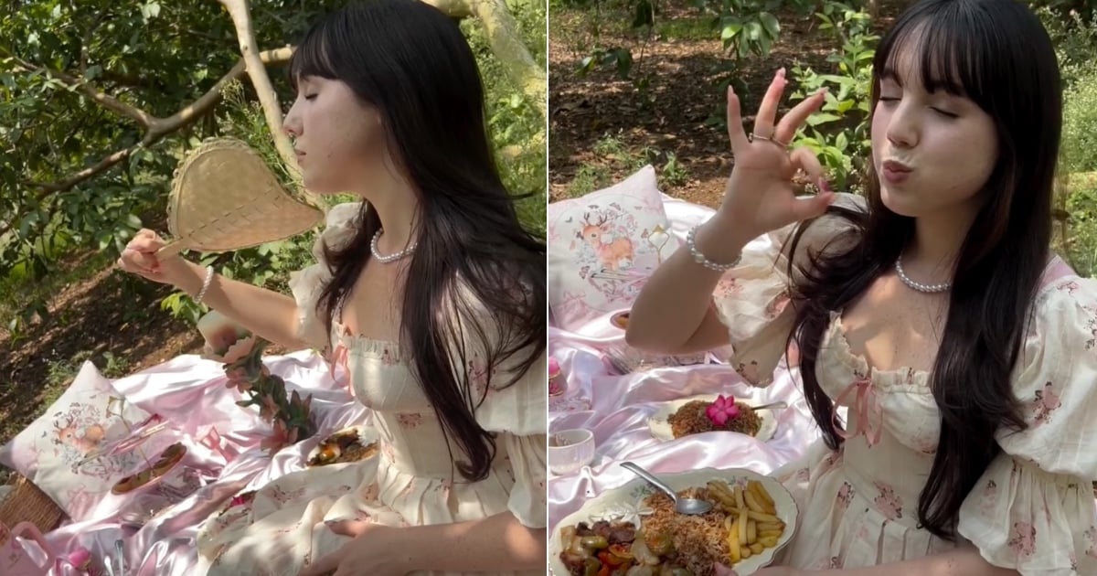 Strawberry Girl's Picnic Sparks Social Media Buzz: "Isn't it Too Hot for That Outfit?"
