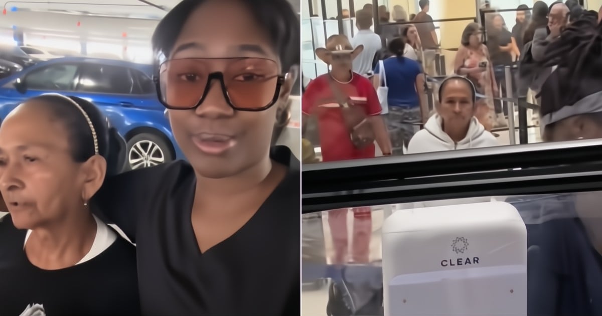Young Cuban Woman's Heartfelt Farewell to Grandmother Who Chooses to Return to Cuba